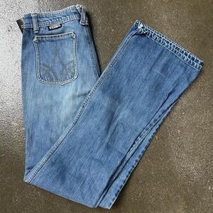 Vintage Viceroy High Waisted Light Wash 32" Denim Flare Jeans